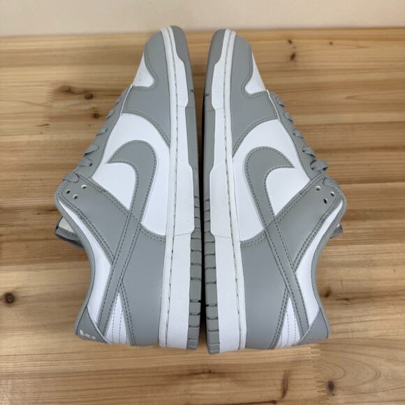 Nike Dunk Low Retro sneakers Mens 11 Light Smoke Grey White HF5441-105 NEW NIB - Picture 8 of 11